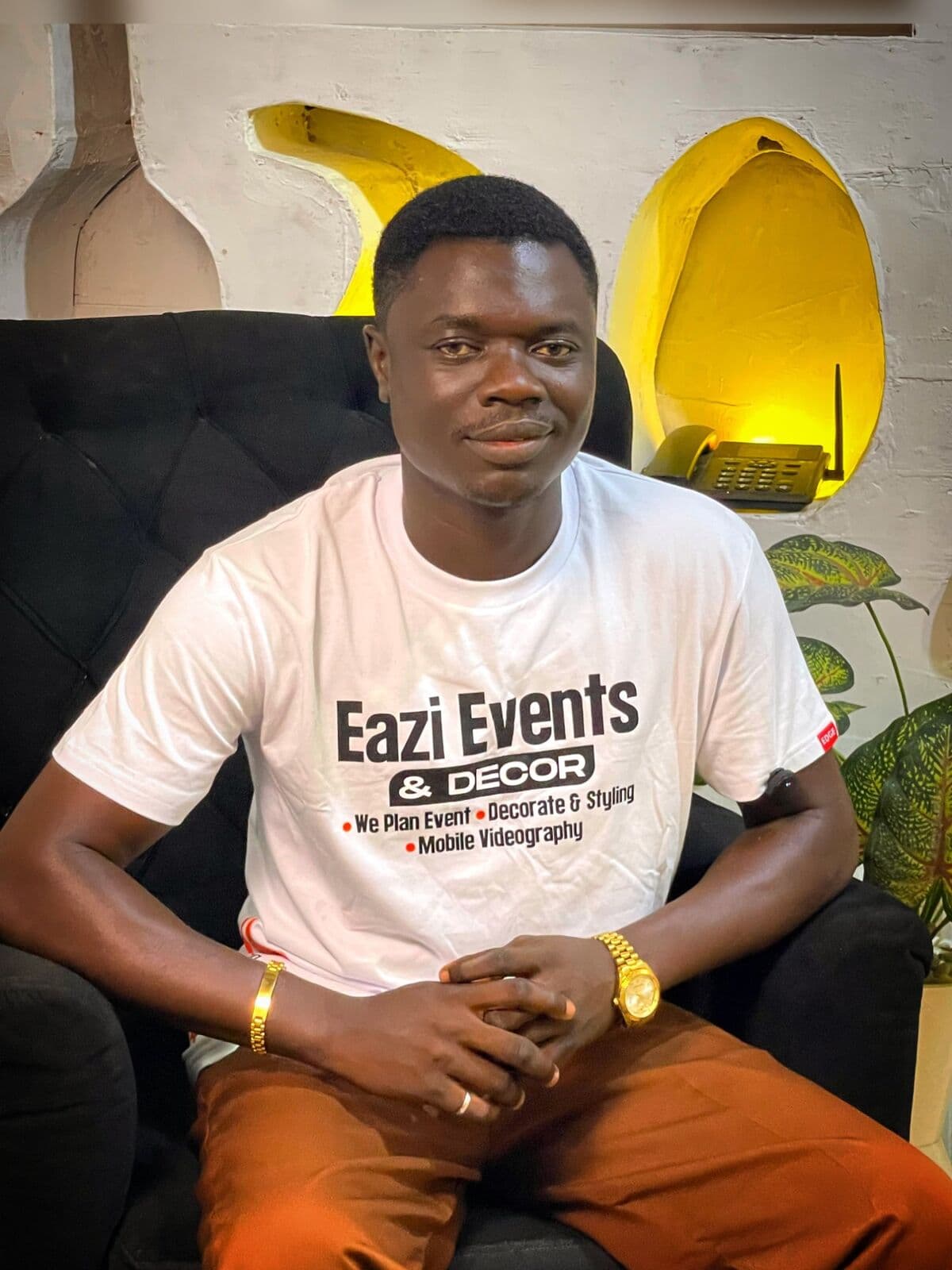 Wisdom Dennis Robinson, Chief Executive Officer of Eazi Events & Decor